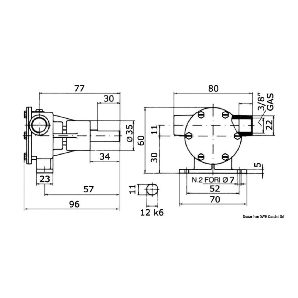 Nauco Pompa FPM005 da 3/8 pollice