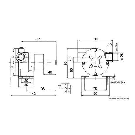 Nauco Pompa PM 34 da 3/4 pollice