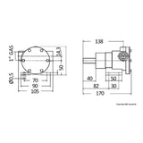 Nauco Pompa tipo 335 107 lt