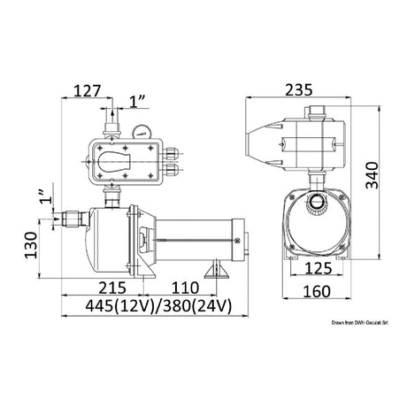 CEM Elektromechanischer, elektronisch gesteuerter Autoklav J-Mini 12/24 V