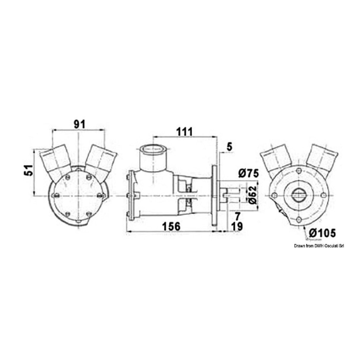 Osculati Cooling Pump 242437 16.067.60