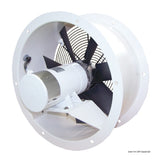 Ventilador helicoidal electromecánico CEM con impulsor de polipropileno equilibrado dinámica y estáticamente
