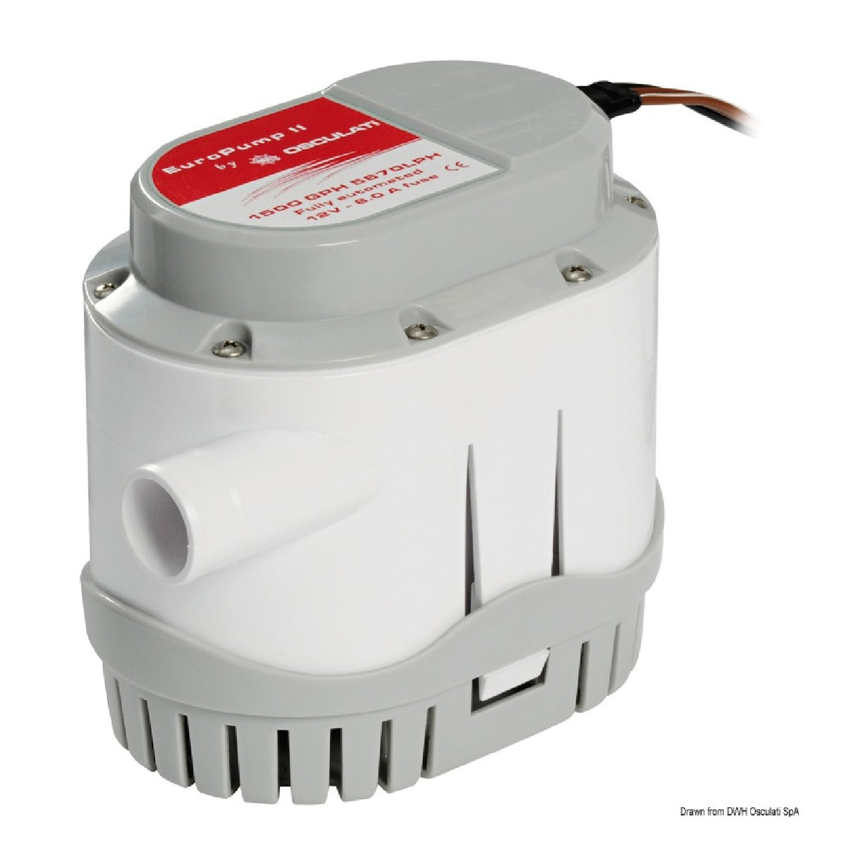 Osculati Europump II Automatik 12/24 V 96-128 l/min 16.122.30