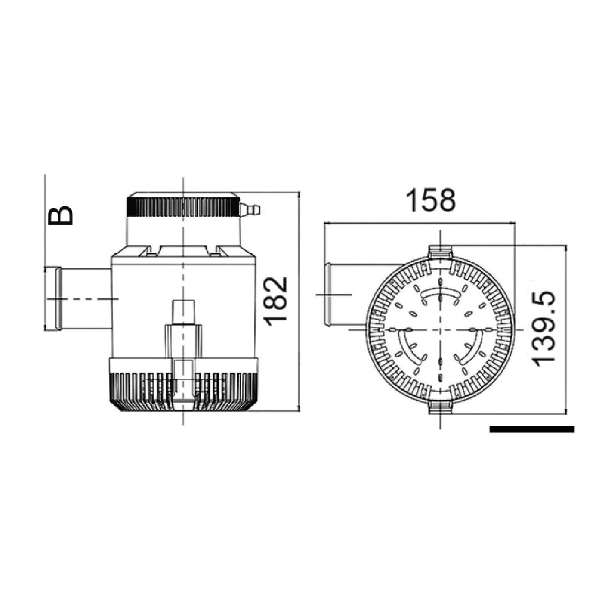 Osculati Pompa di sentina ad immersione G3500 12 V 16.122.35