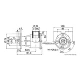 Nauco Pump FPR046 1 inch ports