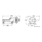 Whale Pompa Gulper 220 per scarico doccia e acque nere