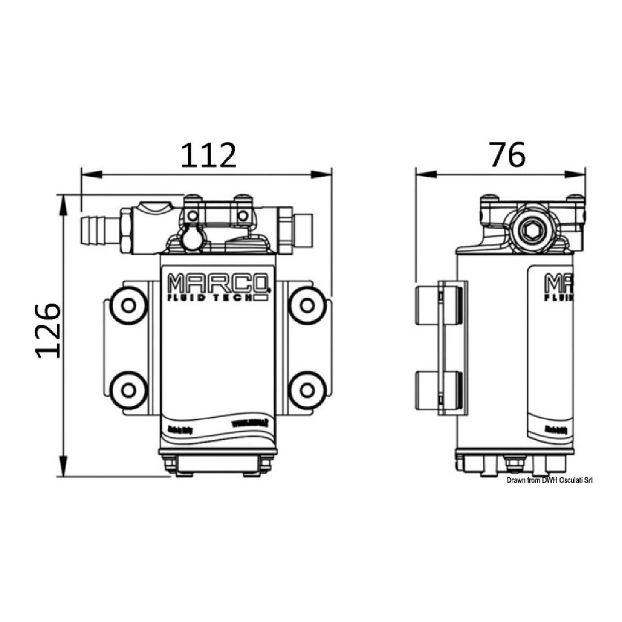 Marco 12V Elektropumpe für Öltransfer
