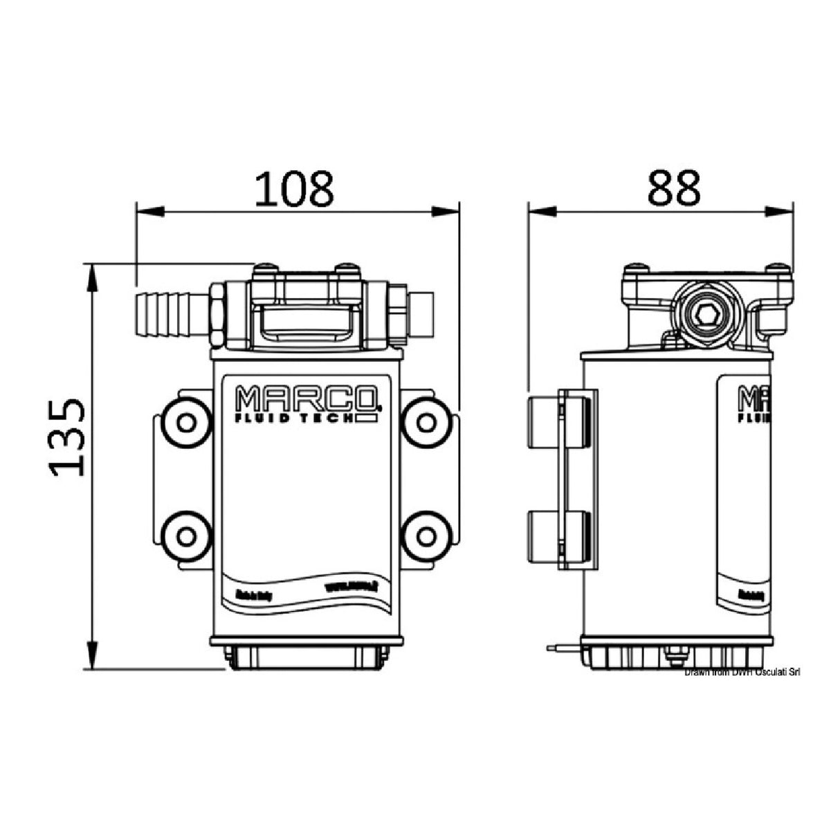 Marco 12V Elektrische Ölpumpe
