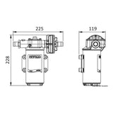 Marco-Pumpe mit Bronzezahnrädern für Dieselförderung