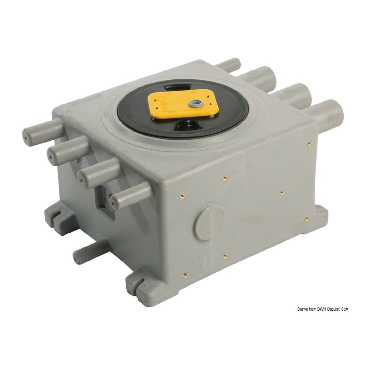 Pozo de recolección de aguas grises de ballena con sensor IC integrado