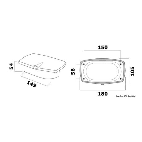 Osculati Rubinetto + presa acqua 16.442.71 16.442.71