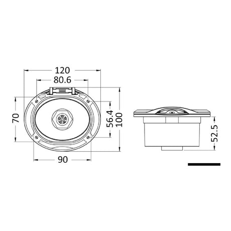 Osculati Presa d'acqua ad innesto rapido Nuvola 16.444.00