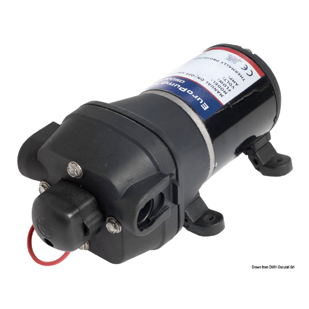 Osculati Autoklav Europump 12 selbstansaugend mit 4 Ventilen 16.512.12