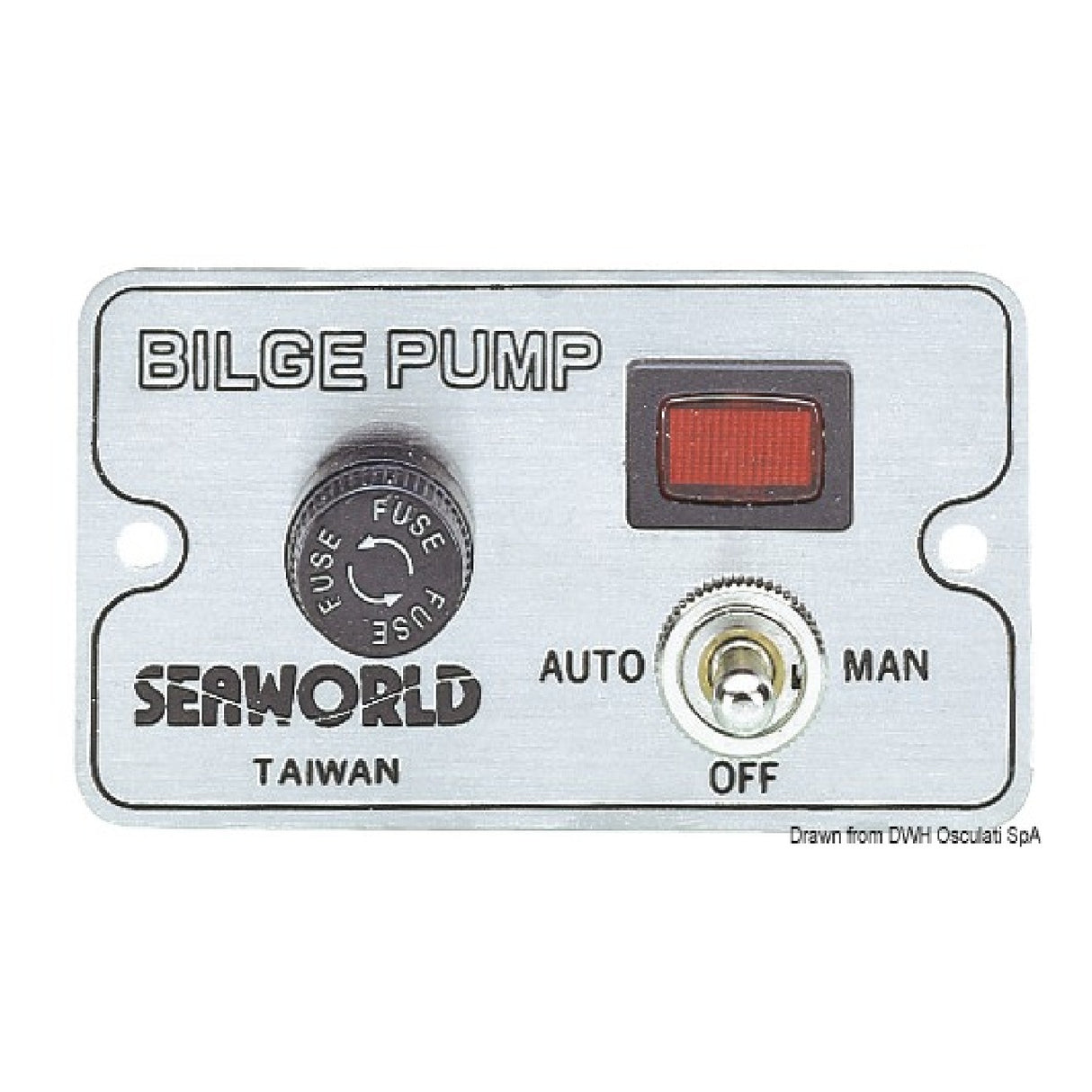 Osculati Pannello di controllo manuale per pompe di sentina elettriche 16.604.00