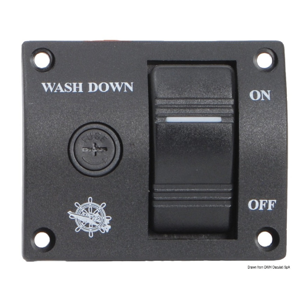 Osculati Pannello di controllo per pompe Washdown lavaggio ponte 16.610.12