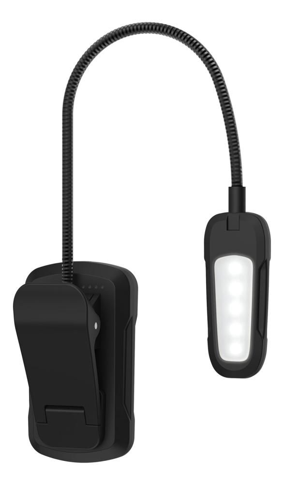 Ansmann Lampada universale a clip 9 led 3 colori con dimmer