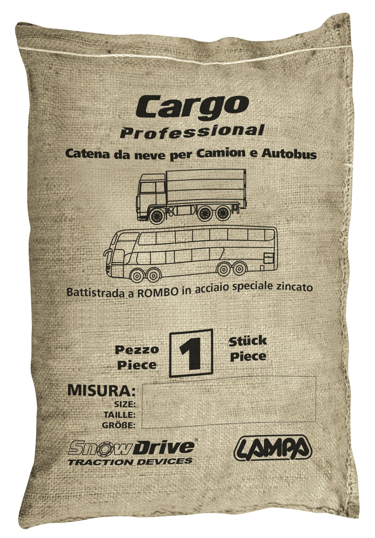 SnowDrive Catene da neve Cargo Professional - 26 750-16 16"