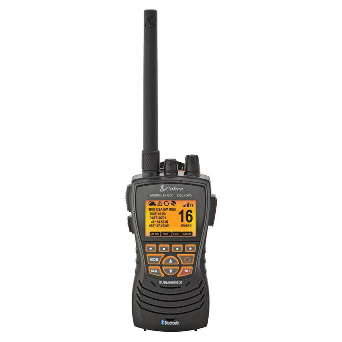 Cobra Marine VHF portatile MR HH600 GPS BT EU