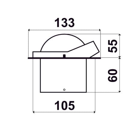 Ritchie Navigation Bussola Voyager 3'' (76 mm) compensatori luce in piano