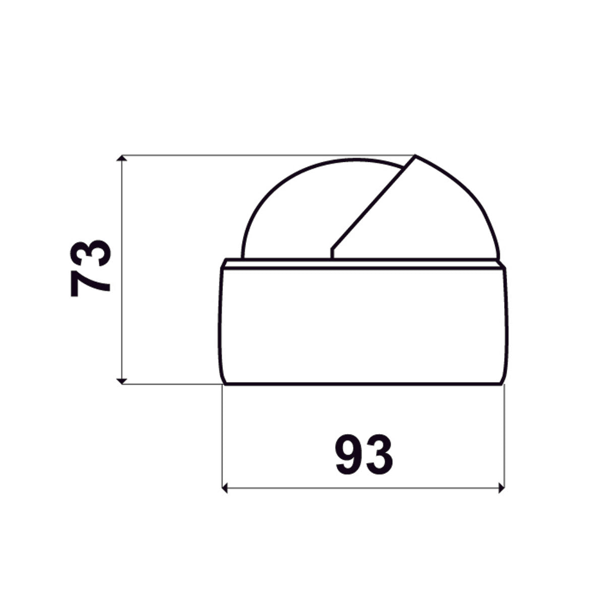 Ritchie Navigation Explorer Kompass 2'' 3/4 (70 mm) Lichtkompensatoren Flach
