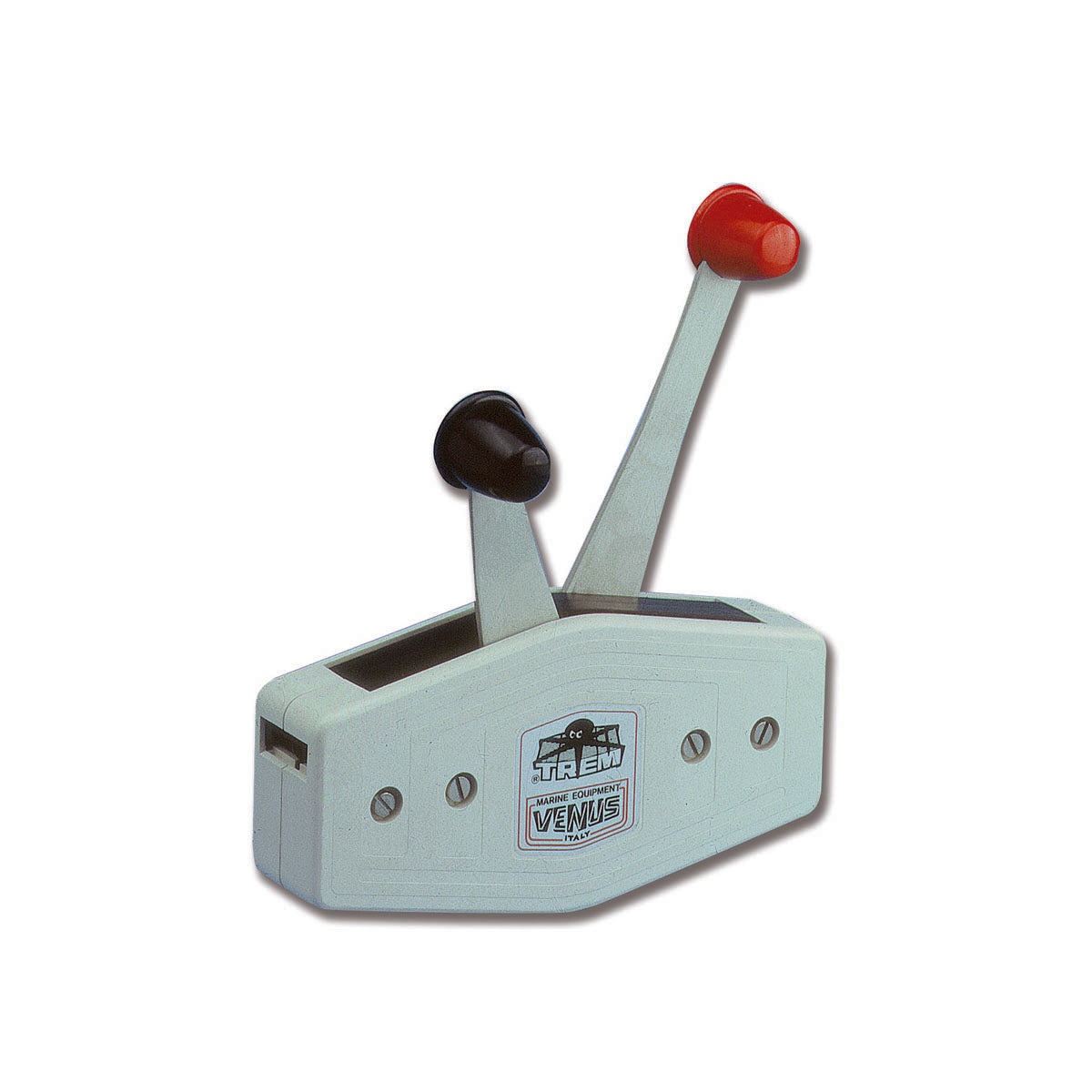 Mando a distancia Trem de dos palancas de aplicación lateral ambidiestro Blanco mm 114x228