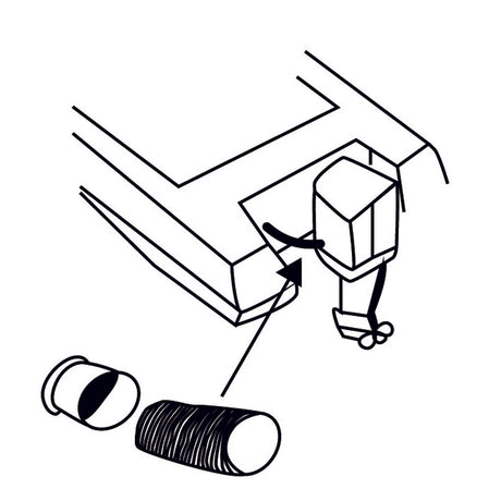 Trem Kabelschutzset Grau