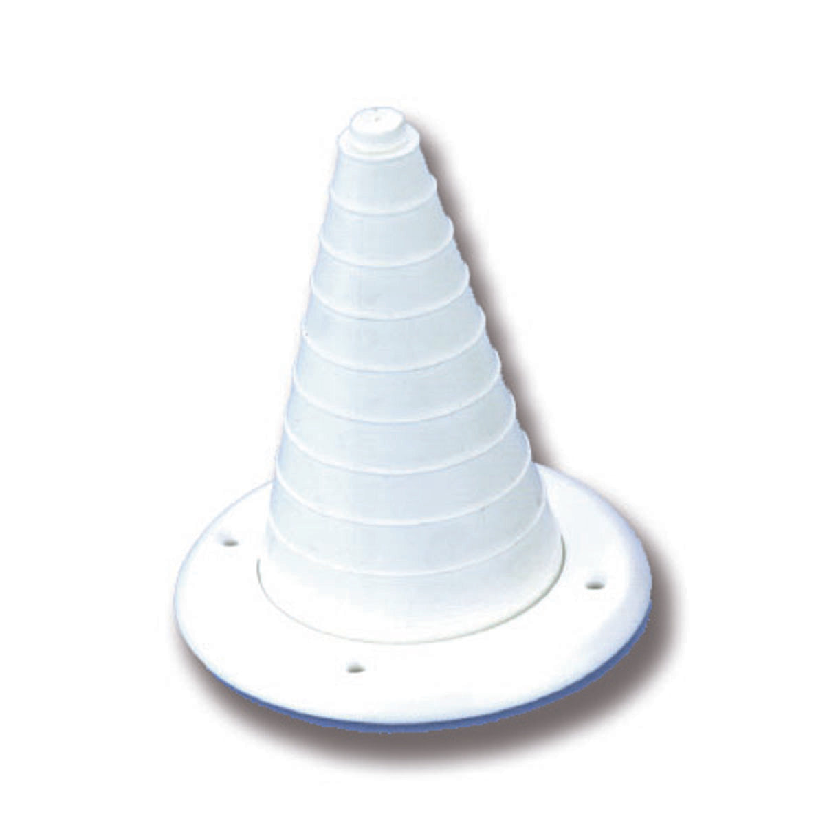 Trem kegelförmige Kabelverschraubung mit Schraubbefestigungsplatte, weiß