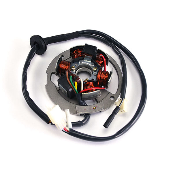 Statore 6 Poli C/Piastra Imp.Ducati Malaguti 50 F10/F12-Beta