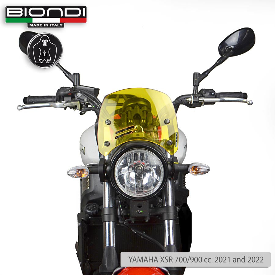 Biondi Cupolino Caffè Giallo Trasparente Yamaha XSR 700/900 2021 - MPN 8010416