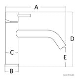 Osculati Miscelatore ceramico Jessy per lavelli bagno 17.003.00