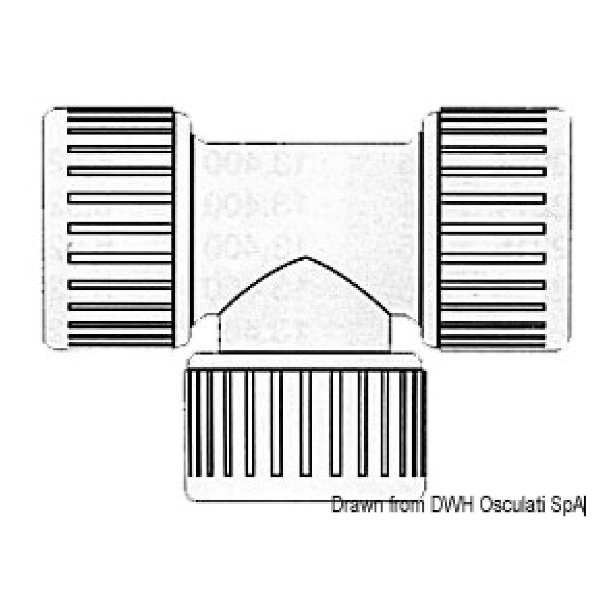 Osculati Sistema Hydrofix di raccordi per impianti idrici, adatti per temperatura massima 70 15 mm 17.115.01