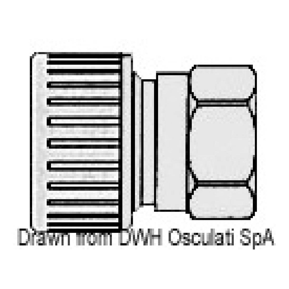 Osculati Sistema Hydrofix di raccordi per impianti idrici, adatti per temperatura massima 70 15 mm 17.115.01