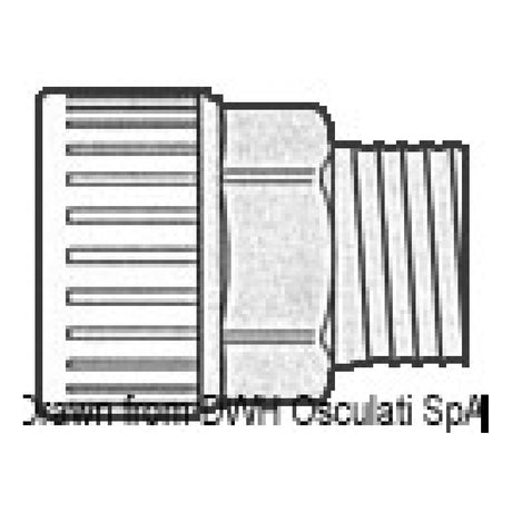 Osculati Sistema Hydrofix di raccordi per impianti idrici, adatti per temperatura massima 70 15 mm 17.115.01 - AmerigoStore