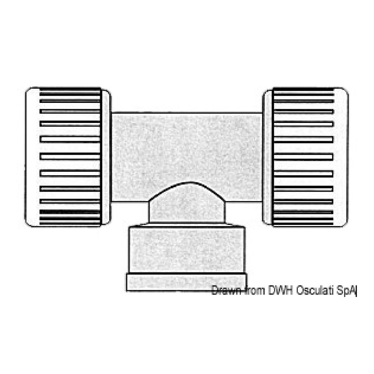 Osculati Sistema Hydrofix di raccordi per impianti idrici, adatti per temperatura massima 70 15 mm 17.115.01