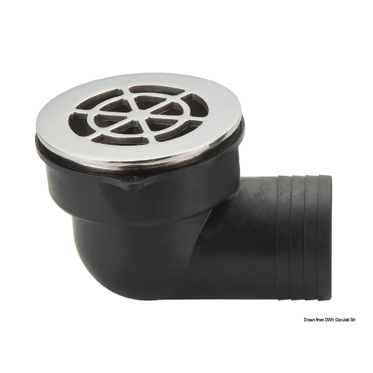 Osculati Cockpit-Abläufe 90 mit Rückschlagventil 17.126.01