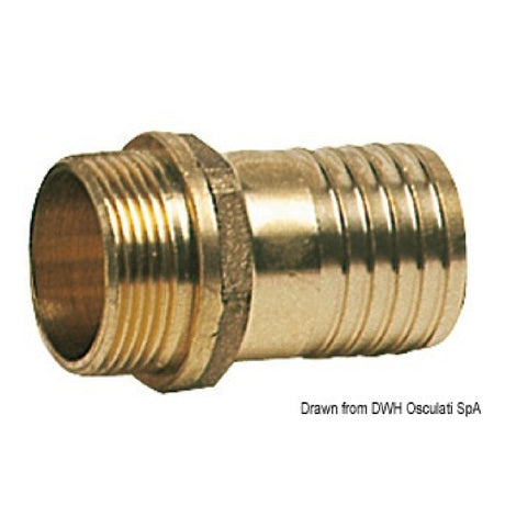 Osculati Portagomma in ottone fuso e tornito maschio 17.198.01 - AmerigoStore