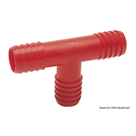 Accesorio en T de nailon Osculati para tuberías de agua 17.204.10