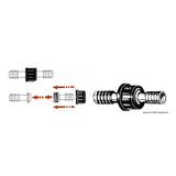 Accesorio cilíndrico de nailon Osculati para tuberías de agua 17.205.12