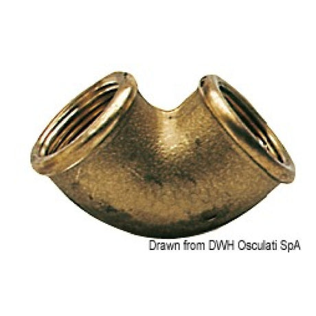 Osculati Brass elbow and female/female reducers 17.230.01