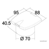 Osculati Box doccia con rubinetto miscelatore 17.239.10