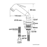Osculati Shower-tap 17.258.01