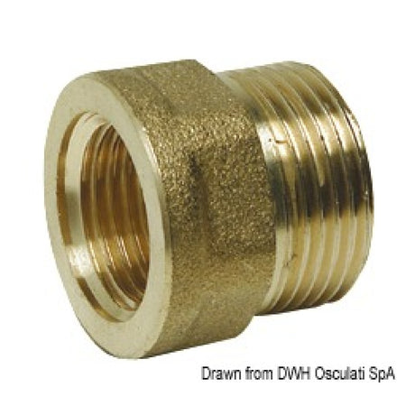 Osculati Male/Female Brass Coupling 17.272.00