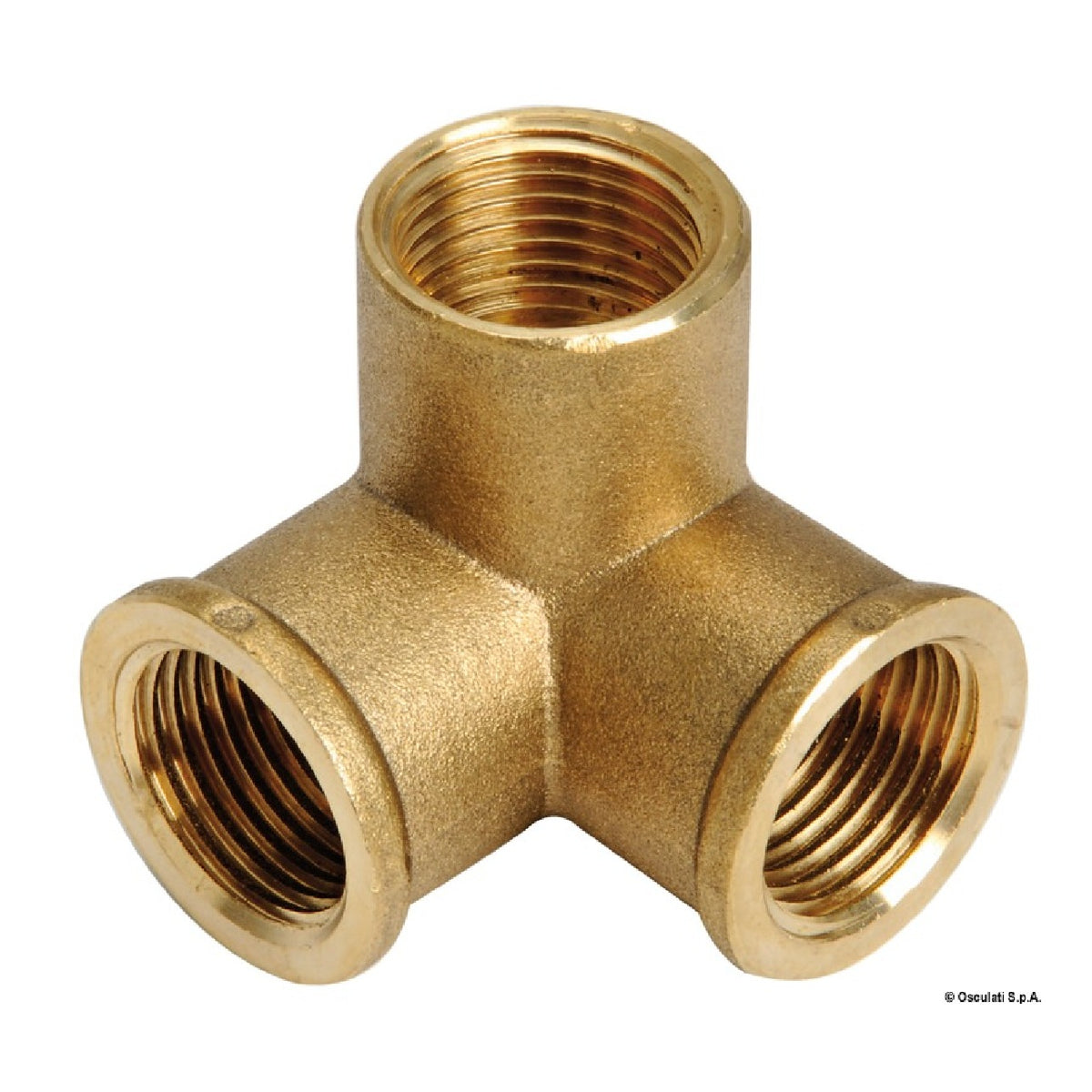 Osculati Raccordo ottone 3 vie 17.275.02