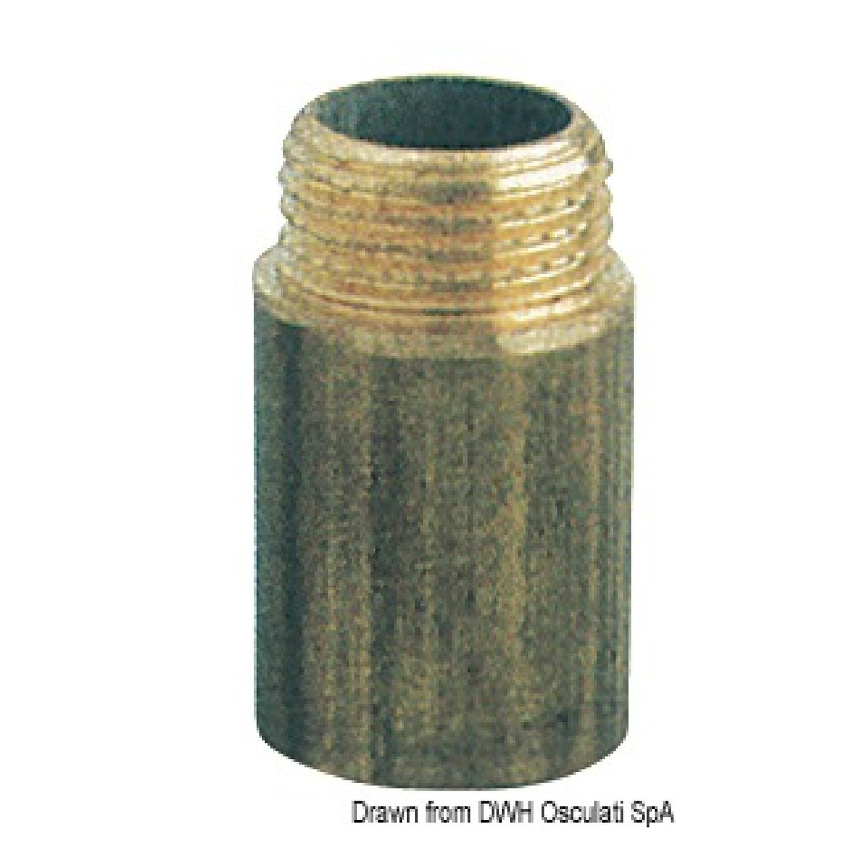Osculati Prolunga in ottone maschio/femmina 17.278.04