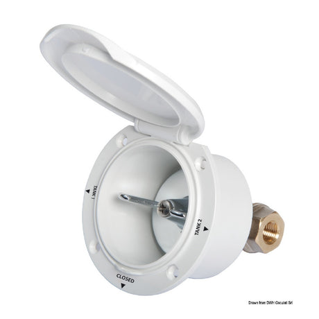 Osculati Kraftstoffhahn mit Fach 17.303.03