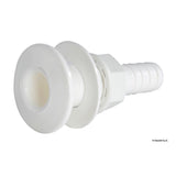 Osculati Scarico a mare in plastica bianca dritto 17.322.01