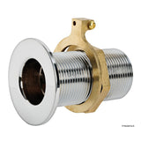 Osculati Scarico a mare a filo in ottone cromato 17.324.10