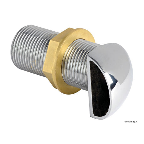 Osculati Verchromter Messing-Speigatt 17.333.01