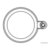 Osculati Messingscheibe mit Erdungskabelanschluss 17.342.04