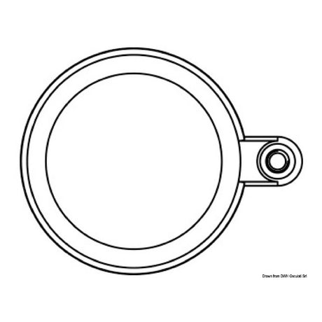 Osculati Messingscheibe mit Erdungskabelanschluss 17.342.04